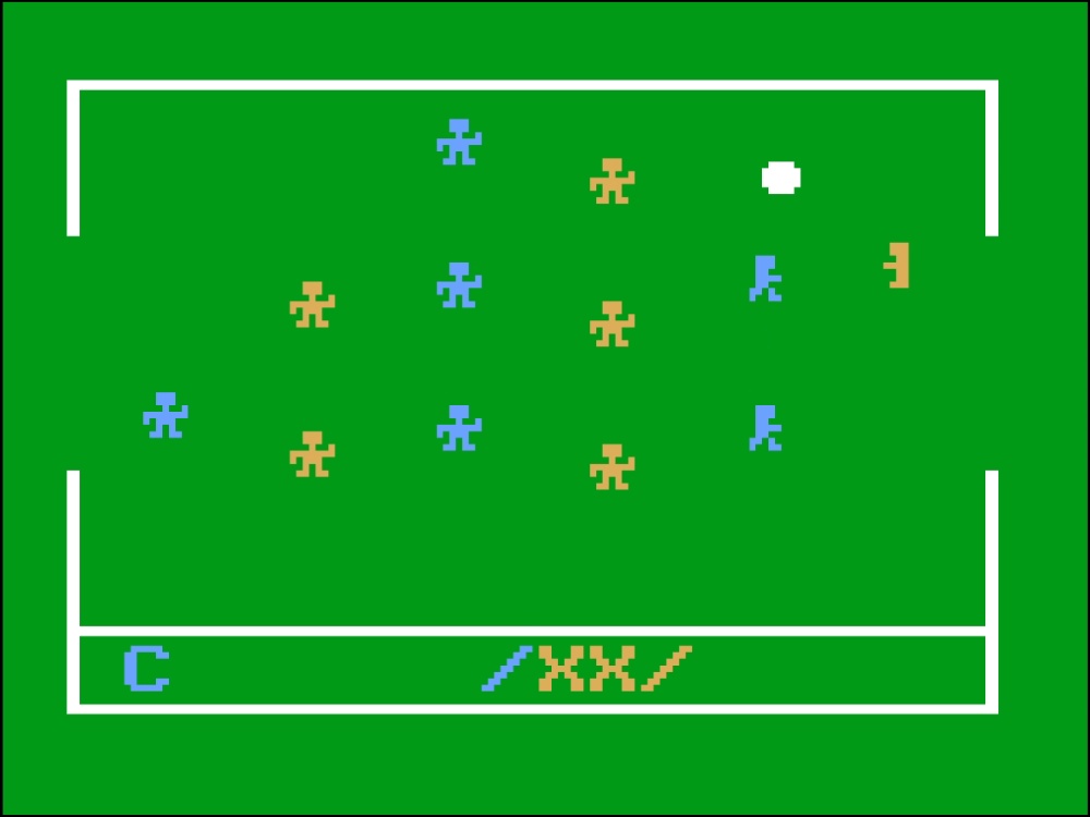 Gameplay of Electronic Table Soccer for Odyssey 2